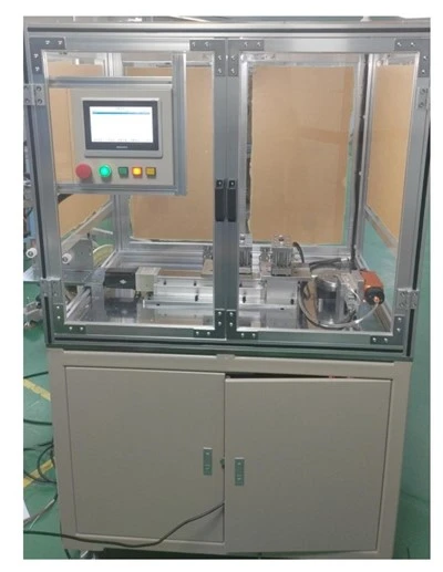 Flat Wire Vertical Hollow Coil Winding Machine